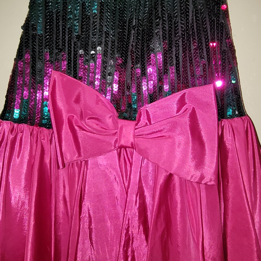 💕 Vintage Sequin Dress - Free Matching Purse and Earrings 💕 - Picture 6 of 12